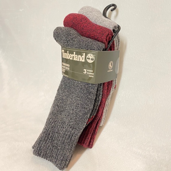 Timberland Accessories - Timberland Cushioned Boot Socks 3 Pairs